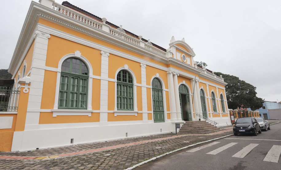 Estação ferroviária de Antonina, litoral do Paraná.Antonina, 18-01-20.Foto: Arnaldo Alves / AEN.