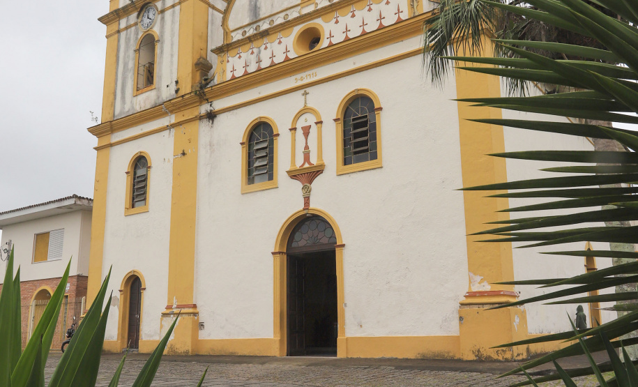 Igreja de Nossa Senhora do Pilar, matriz de Antonina, litoral do Paraná.Antonina, 18-01-20.Foto: Arnaldo Alves / AEN.