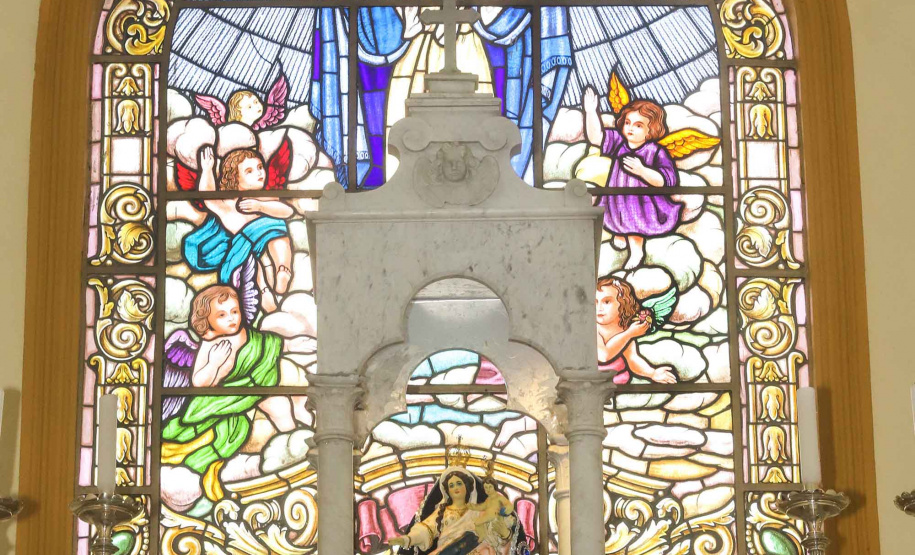 Igreja de Nossa Senhora do Pilar, matriz de Antonina, litoral do Paraná.Antonina, 18-01-20.Foto: Arnaldo Alves / AEN.