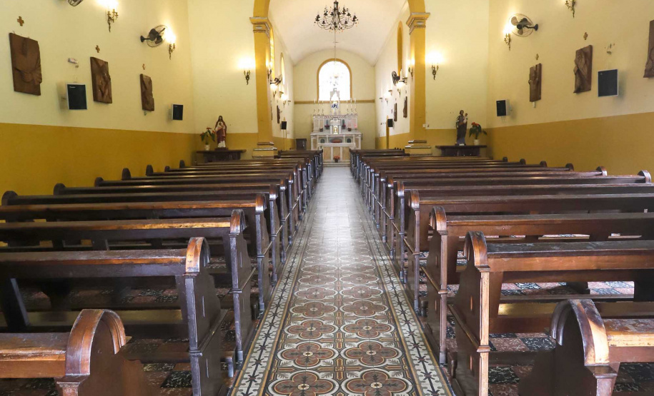 Igreja de Nossa Senhora do Pilar, matriz de Antonina, litoral do Paraná.Antonina, 18-01-20.Foto: Arnaldo Alves / AEN.