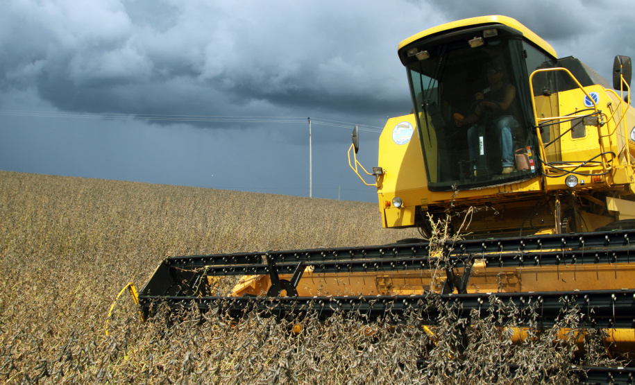 Relatório divulgado nesta quinta-feira (20) pelo Departamento de Economia Rural (Deral), da Secretaria de Estado da Agricultura e do Abastecimento, indica melhora no quadro da safra 2019/2020 no Paraná, com o avanço da colheita da soja, do milho e do feijão da primeira safra.  -  Foto: Jonas Oliveira/Arquivo AEN