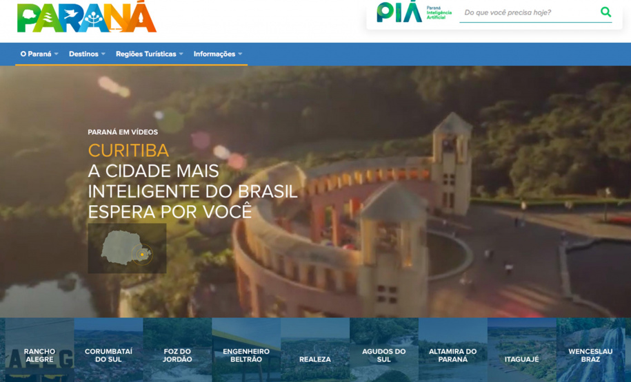 Portal Viaje Paraná bate recorde de acessos em fevereiro