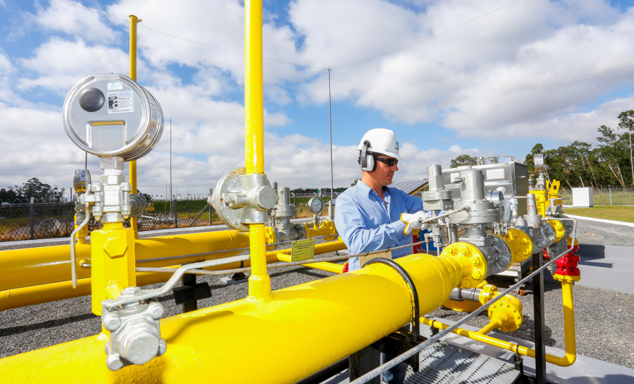 A Compagas (Companhia Paranaense de Gás) aumentou a sua distribuição em 20% em 2019. O volume de gás distribuído no Paraná alcançou a média anual de 1,4 milhões de m³/dia. O resultado confirma o bom momento da indústria paranaense, que registrou crescimento de 5,7% no ano, o melhor desempenho do país.  Curitiba, 26/02/2020  -  Foto: Divulgação COMPAGAS