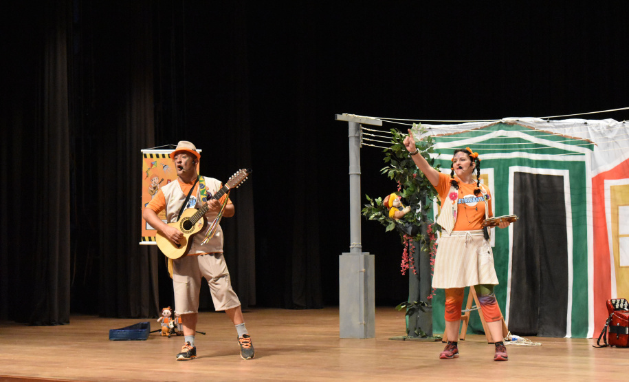 Copel patrocina teatro infantil sobre uso seguro da energia. Foto: Copel