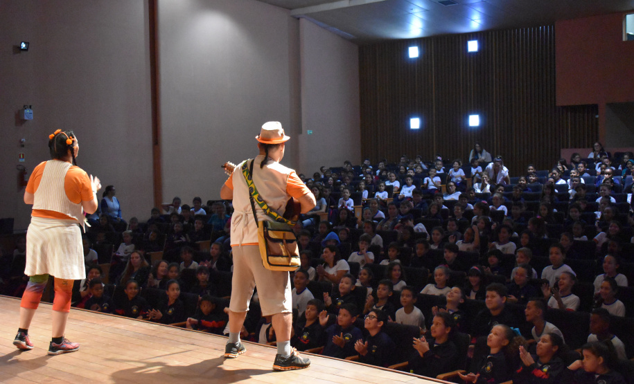 Copel patrocina teatro infantil sobre uso seguro da energia. Foto: Copel