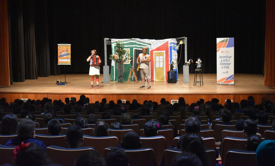 Copel patrocina teatro infantil sobre uso seguro da energia. Foto: Copel