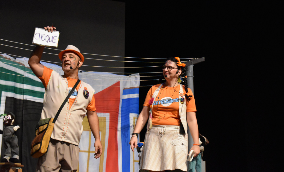 Copel patrocina teatro infantil sobre uso seguro da energia. Foto: Copel
