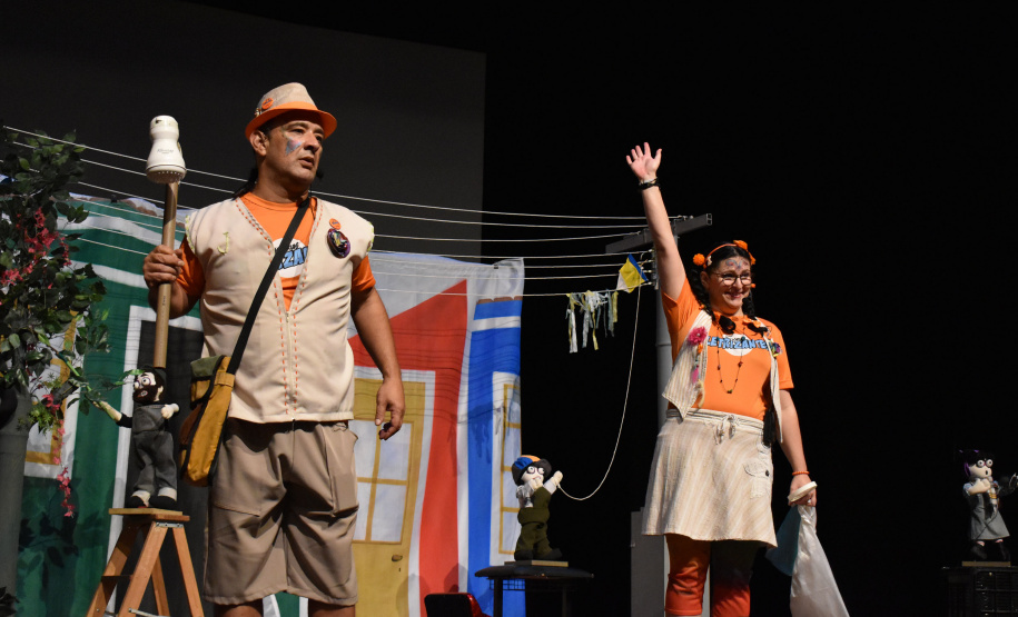 Copel patrocina teatro infantil sobre uso seguro da energia. Foto: Copel