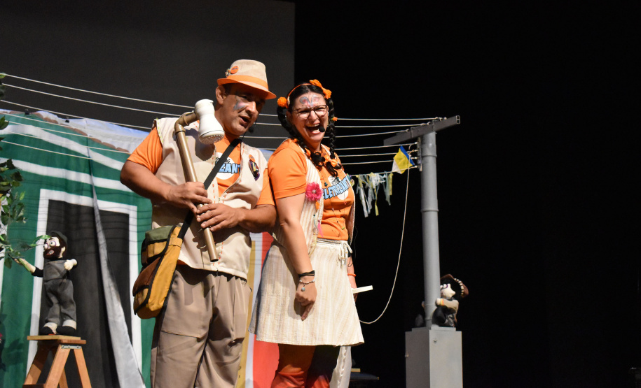 Copel patrocina teatro infantil sobre uso seguro da energia. Foto: Copel