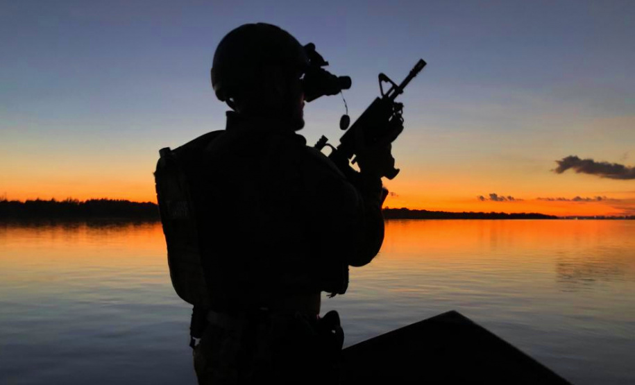 PCPR mantém equipes de operações especiais na Fronteira. Foto: Fabio Dias/PCPR