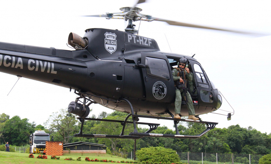 PCPR mantém equipes de operações especiais na Fronteira. Foto: Fabio Dias/PCPR