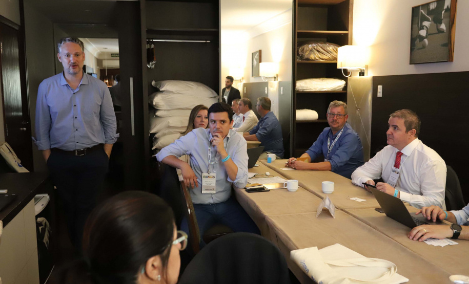 COSUD - Reunião de Comunicação.Foz do Iguaçu, 28-02-20.Foto: Arnaldo Alves / AEN