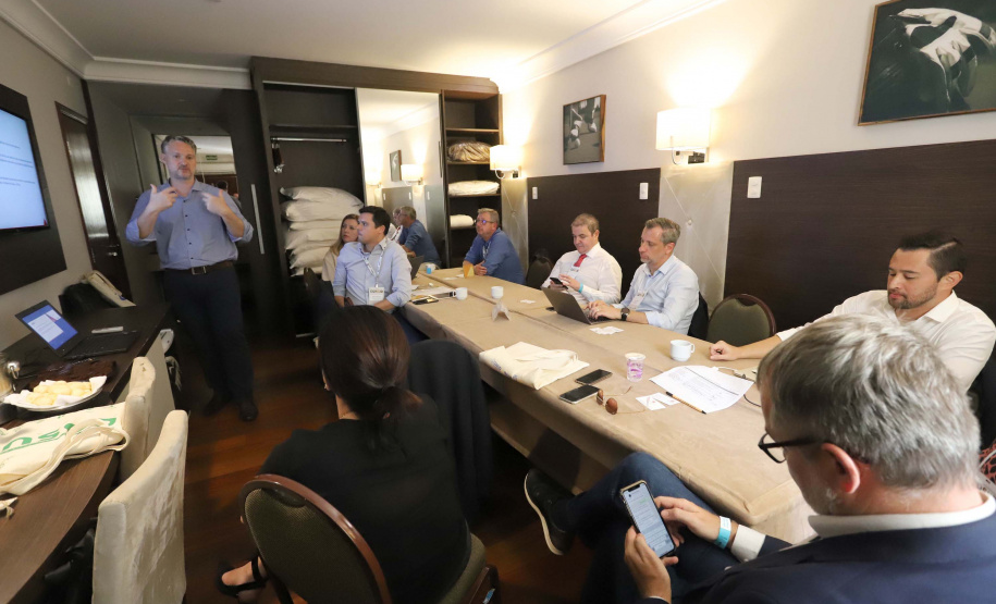 COSUD - Reunião de Comunicação.Foz do Iguaçu, 28-02-20.Foto: Arnaldo Alves / AEN