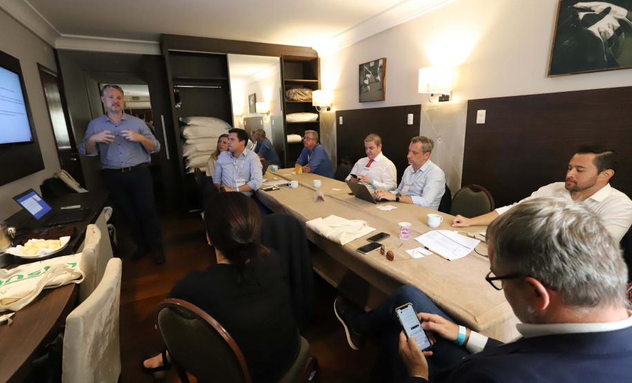 COSUD - Reunião de Comunicação.Foz do Iguaçu, 28-02-20.Foto: Arnaldo Alves / AEN