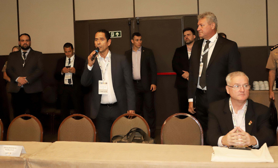 COSUD - Reunião de Segurança Pública.Foz do Iguaçu, 28-02-20.Foto: Arnaldo Alves / AEN