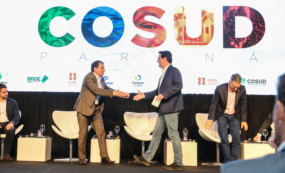 O Governador Carlos Massa Ratinho Junior participa neste sábado (29) do 6º COSUD (Consórcio de Integração Sul e Sudeste) em Foz do Iguaçu.  Foz do Iguaçu, 29/02/2020 - Foto: Geraldo Bubniak/AEN