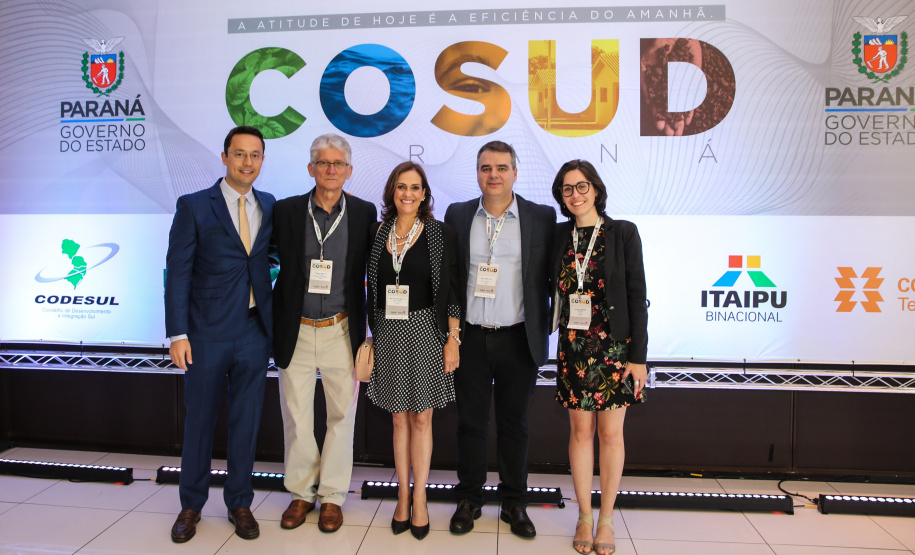 Governadores de sete estados participam neste sábado (29), em Foz do Iguaçu, do sexto encontro do Consórcio de Integração Sul e Sudeste (Cosud). O encontro acontece no Hotel Wish.   29/02/2020 -  Foto: Geraldo Bubniak/AEN