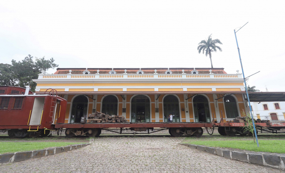 Estação ferroviária de Antonina, litoral do Paraná.Antonina, 18-01-20.Foto: Arnaldo Alves / AEN.