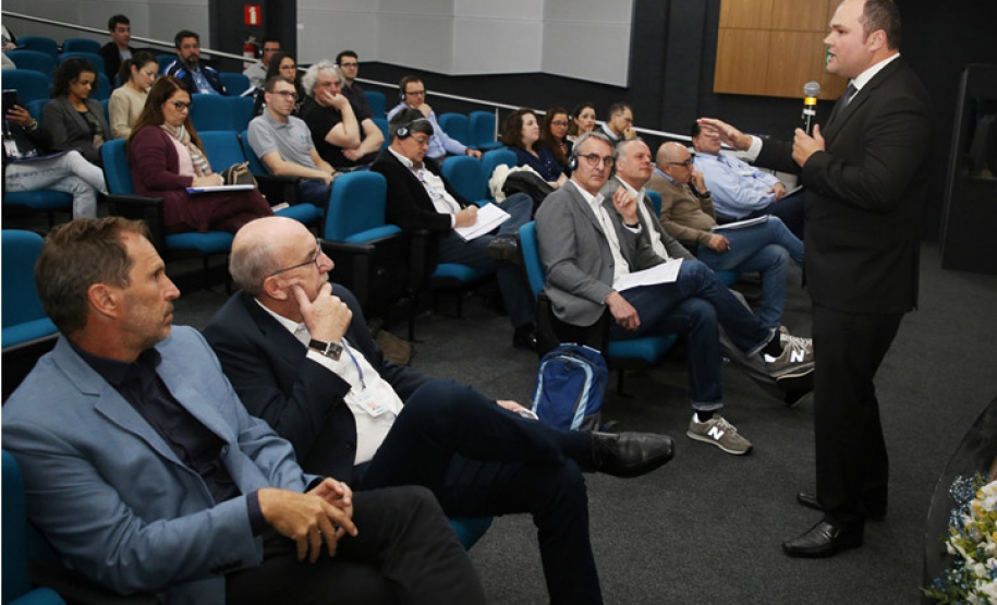 Gerente de Pesquisa da Sanepar, Gustavo Possetti
Foto: Luiz Arnaldo Lima