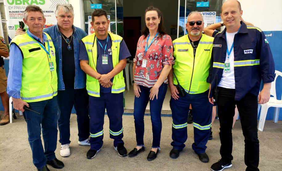 O Pátio de Triagem do Porto de Paranaguá foi sede nesta quarta-feira (04) da primeira edição do Porto em Ação em 2020. Organizado e coordenado pela empresa pública Portos do Paraná, o evento mensal leva até os caminhoneiros serviços e cuidados com a saúde, vacinação, orientação espiritual e palestras sobre trânsito e segurança. Foto: Portos do Paraná