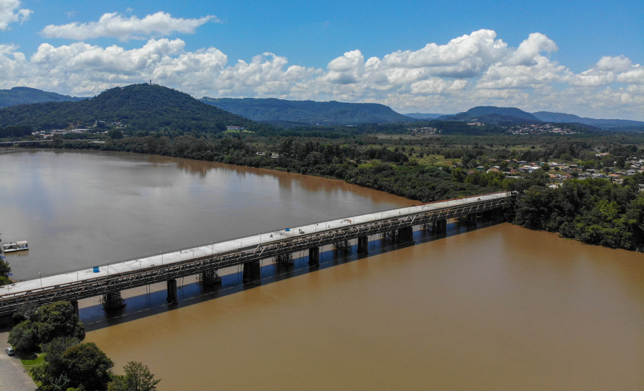 Ponte José Richa em União da Vitória.Foto Gilson Abreu/AEN