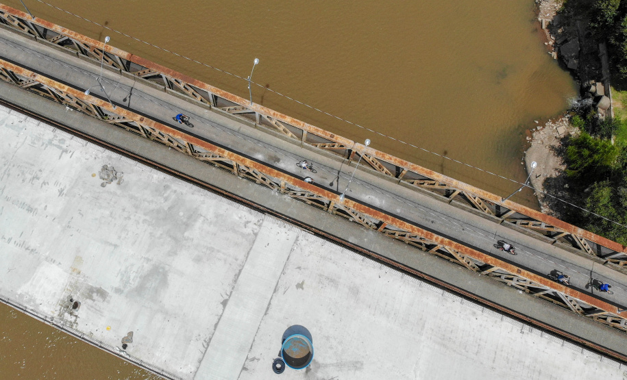 Ponte José Richa em União da Vitória.Foto Gilson Abreu/AEN