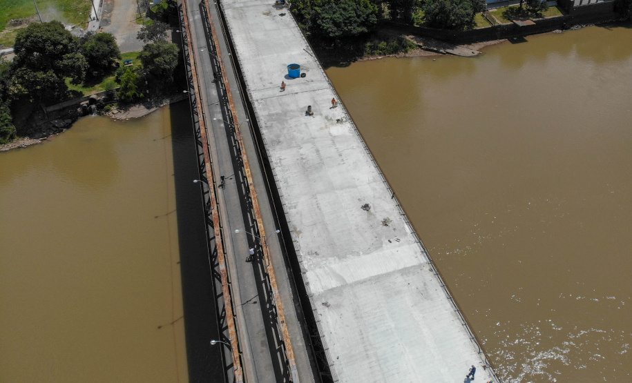 Ponte José Richa em União da Vitória.Foto Gilson Abreu/AEN