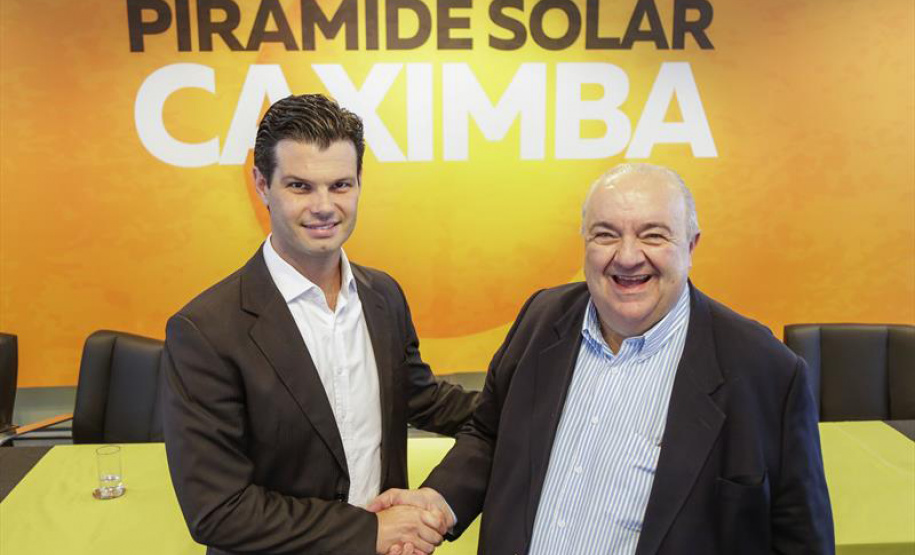 A Copel e a Prefeitura de Curitiba vão instalar uma usina pública de energia no aterro sanitário da Caximba. A instalação terá o formato de pirâmide e será movida a painéis solares e biomassa. A capacidade será de 5 Megawatt (MW).Foto: Copel