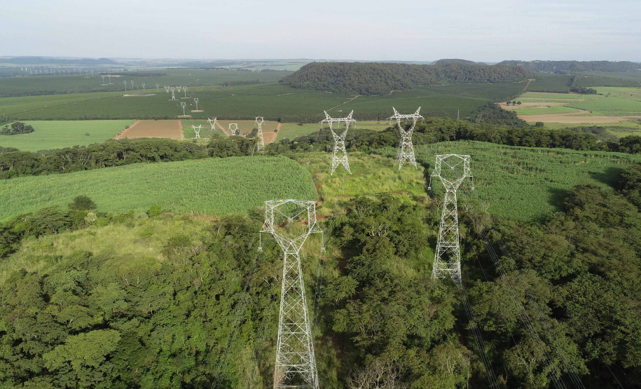 Linha de energia entre Paraná e São Paulo é liberada para operação.Foto:Copel