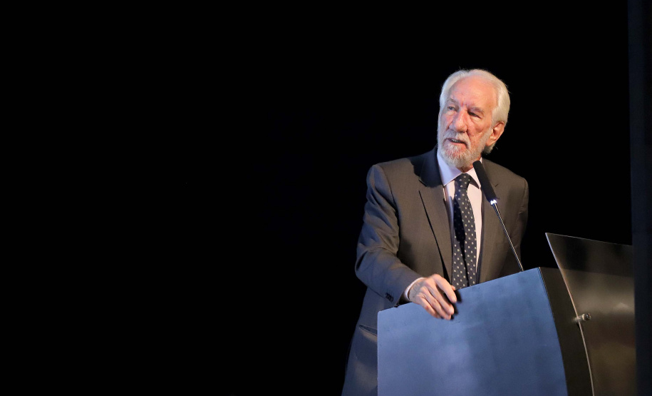 O governador em exercício Darci Piana, participou da abertura do Seminário Estadual do Marco Legal da Primeira Infância.
Curitiba, 09-03-20.
Foto: Arnaldo Alves / AEN