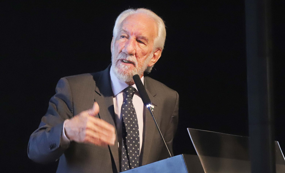 O governador em exercício Darci Piana, participou da abertura do Seminário Estadual do Marco Legal da Primeira Infância.
Curitiba, 09-03-20.
Foto: Arnaldo Alves / AEN