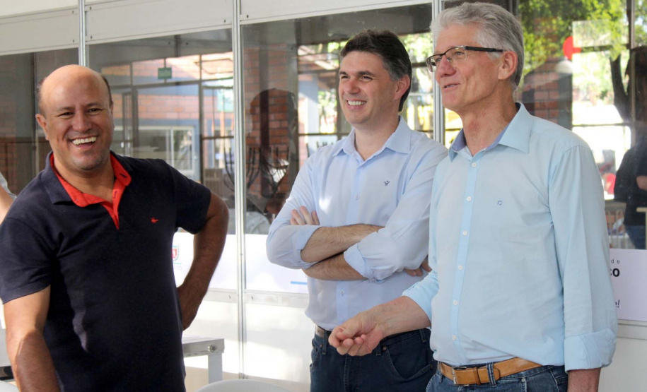 Secretário da Agricultura e do Abastecimento, Norberto Ortigara, durante a 29ª Expobel, em Francisco Beltrão. Foto: Gisele Barão/SEAB