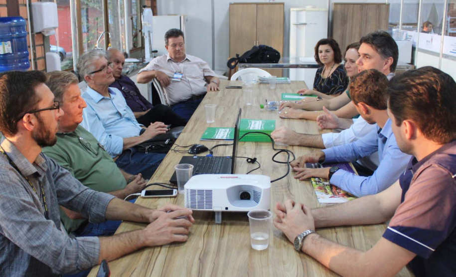 Secretário da Agricultura e do Abastecimento, Norberto Ortigara, durante a 29ª Expobel, em Francisco Beltrão. Foto: Gisele Barão/SEAB