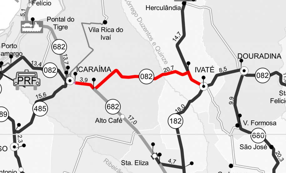 O Governo do Estado está realizando melhorias em duas rodovias na região de Umuarama, Noroeste do Paraná. As obras são executadas pelo Departamento de Estradas de Rodagem do Paraná (DER/PR). O investimento é de R$ 9,5 milhões. Foto:DER