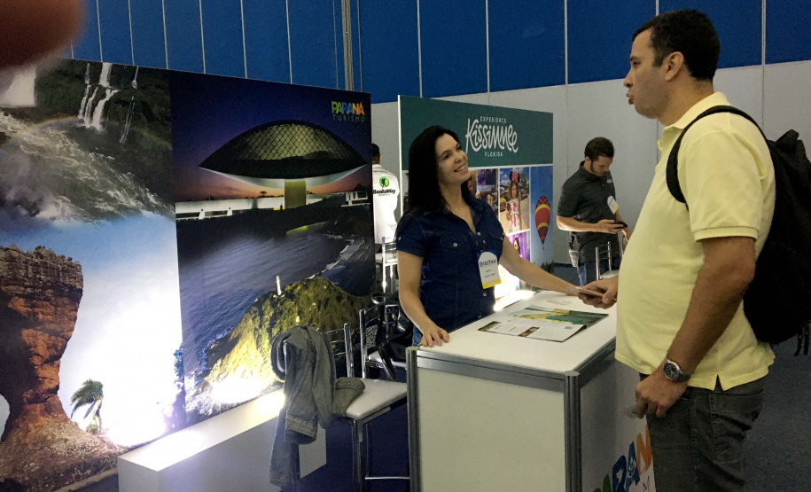 A Paraná Turismo participou nesta terça feira (10) do Encontro Comercial Braztoa Rio de Janeiro 2020, evento exclusivo para agentes de viagens que aconteceu no Centro de Convenções Sul América no Rio de Janeiro. O painel de abertura teve como tema “Qual é o futuro que você vê? O futuro é agora!”. Foto: Paraná Turismo
