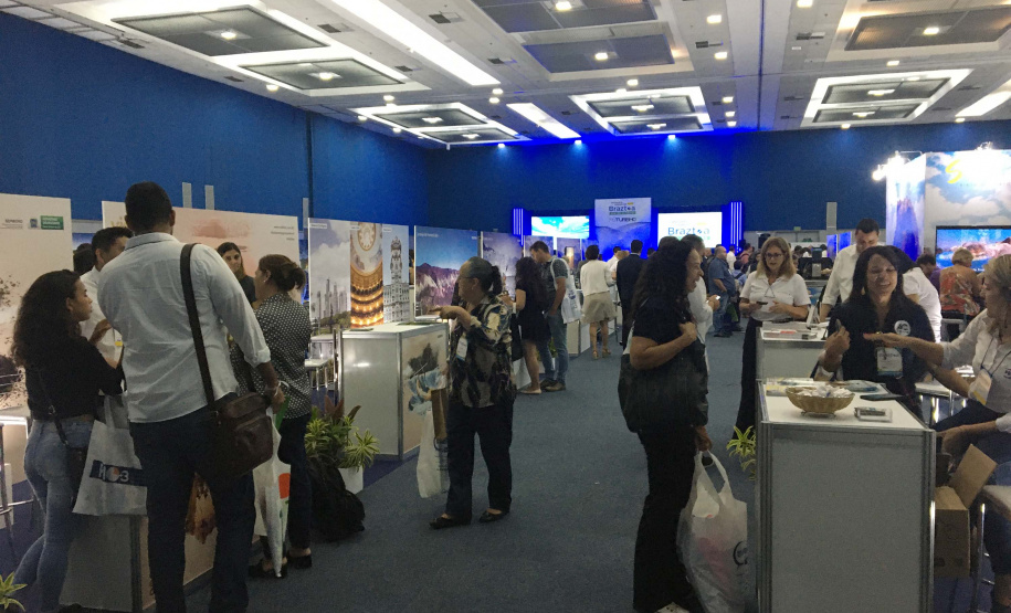 A Paraná Turismo participou nesta terça feira (10) do Encontro Comercial Braztoa Rio de Janeiro 2020, evento exclusivo para agentes de viagens que aconteceu no Centro de Convenções Sul América no Rio de Janeiro. O painel de abertura teve como tema “Qual é o futuro que você vê? O futuro é agora!”. Foto: Paraná Turismo