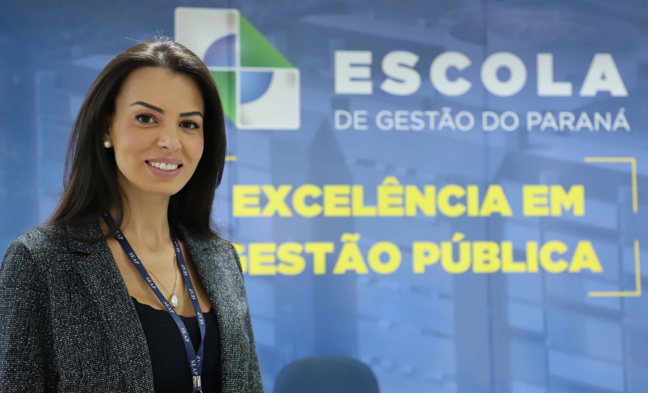 Aline Justus, diretora da Escola de Gestão do Paraná. Foto: José Fernando Ogura/AEN