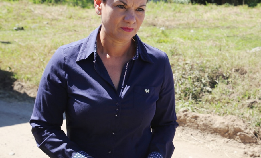 Prefeita de Pinhais, Marli Paulino.
Foto: Luiz Arnaldo de Lima/Sanepa