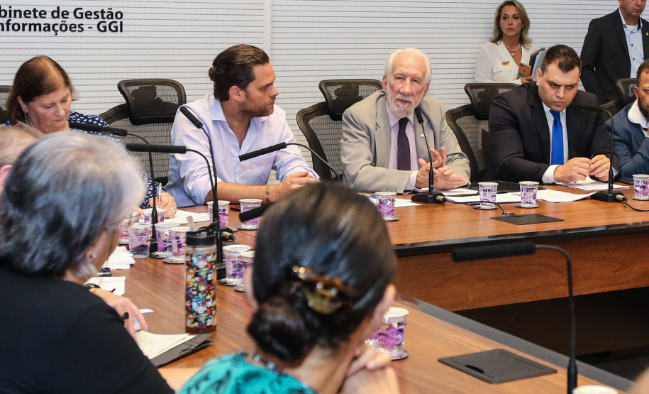 O vice governador Darci Piana recebe nesta quarta-feira (11), representantes da classe artística e cultura do Estado, no Palácio Iguaçu.   Curitiba, 11/03/2020 -  Foto: Geraldo Bubniak/AEN