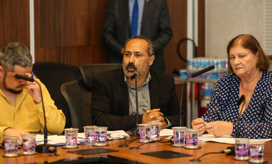 O vice governador Darci Piana recebe nesta quarta-feira (11), representantes da classe artística e cultura do Estado, no Palácio Iguaçu.   Curitiba, 11/03/2020 -  Foto: Geraldo Bubniak/AEN