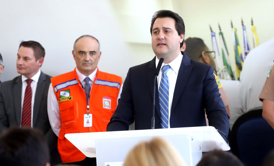 O governador Carlos Massa Ratinho Junior formaliza nesta quinta-feira (12) a convocação de aprovados do concurso de 2018 de escrivães da Polícia Civil do Paraná.
Curitiba, 12-03-20.
Foto: Arnaldo Alves / AEN.