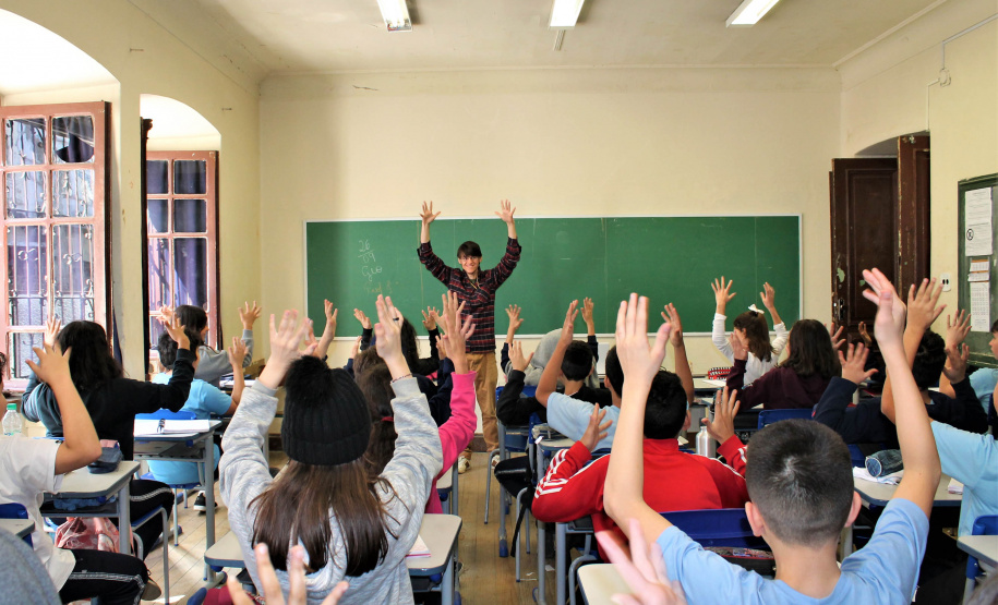 Escolas do Paraná são espaço de aprendizagem e acolhimento. Foto: Silvio Turra/SEED