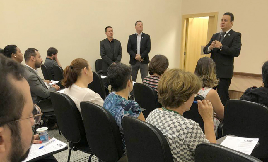 A Controladoria-Geral do Estado (CGE) promoveu a primeira capacitação sobre Processo Administrativo Disciplinar (PAD). As orientações foram dadas pela Coordenadoria de Corregedoria a servidores de órgãos e entidades do Poder Executivo, que trabalham em áreas correcionais. Foto: CGE