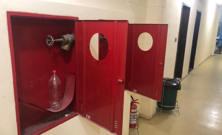 Unidades prisionais do Depen passam por inspeção em sistemas de combate a incêndios. Foto:Depen