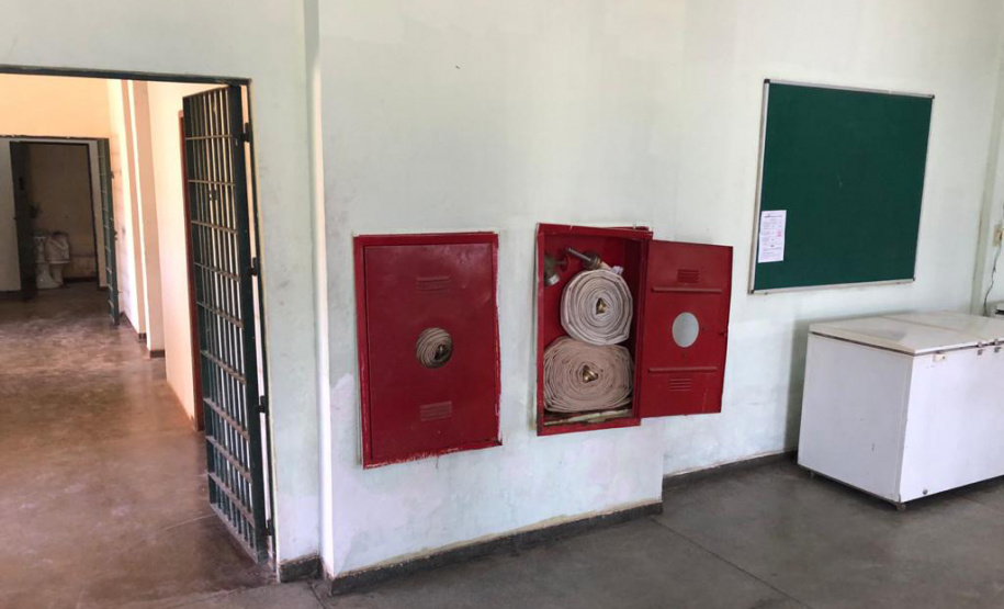 Unidades prisionais do Depen passam por inspeção em sistemas de combate a incêndios. Foto:Depen