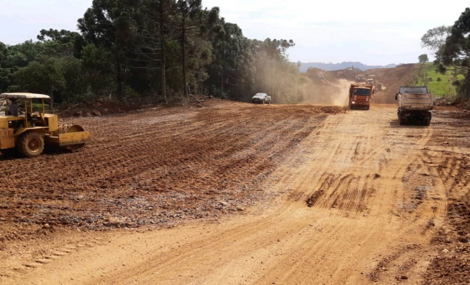 Governo retoma as obras do Contorno Noroeste de Francisco Beltrão. Foto:DER
