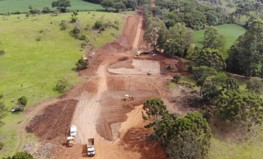 Governo retoma as obras do Contorno Noroeste de Francisco Beltrão. Foto:DER
