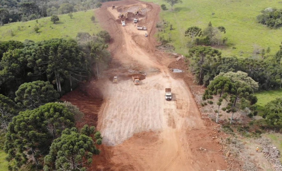 Governo retoma as obras do Contorno Noroeste de Francisco Beltrão. Foto:DER