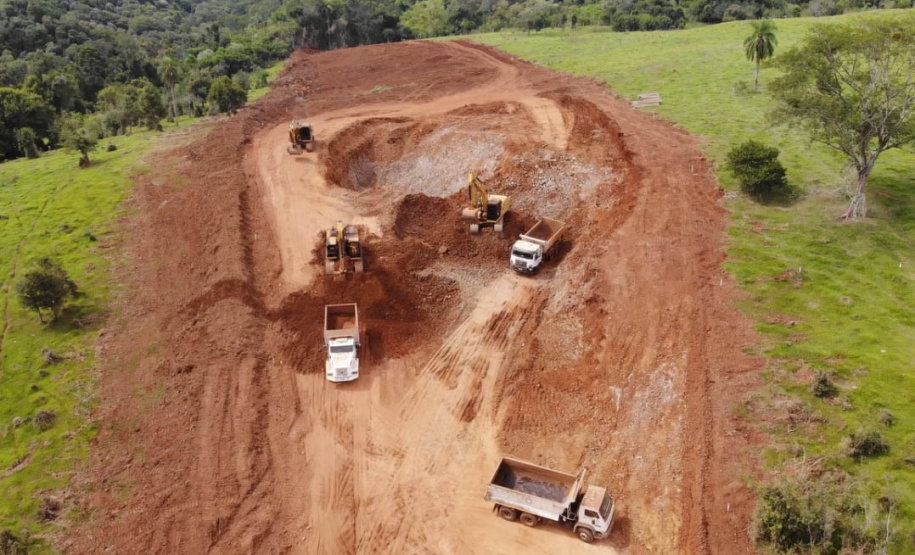 Governo retoma as obras do Contorno Noroeste de Francisco Beltrão. Foto:DER