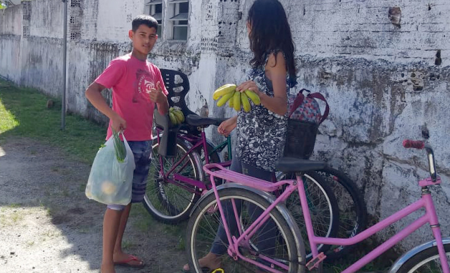 As mudanças de atitude da sociedade provocadas pelo novo coronavírus não paralisaram as atividades de associações de produtores rurais, responsáveis pela alimentação, sobretudo de famílias mais carentes. O comprometimento também mantém em atividade centenas de servidores estaduais que ajudam na tarefa de forma presencial ou em teletrabalho. Foto:SEAB